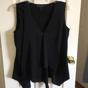 BCBG Maxazaria Bianca Black Top size Small